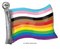 27" LGBTQ+ Rainbow Flag Balloon
