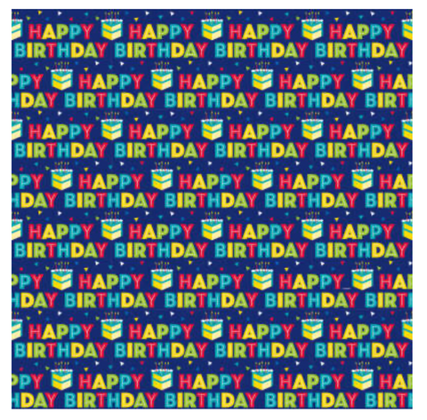 Peppy Birthday Gift Wrap 30" x 5 ft