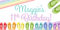 Colorful Flip Flops Birthday Custom Banner