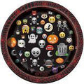 Halloween Emoji 7" Plates