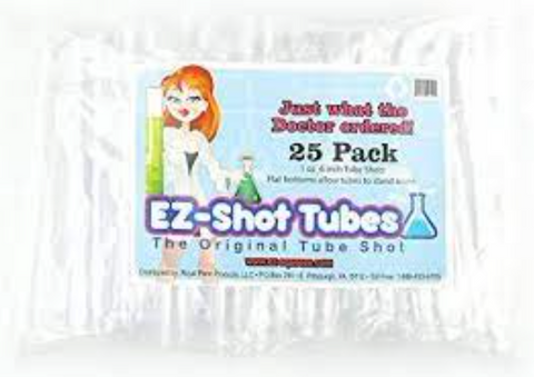 Original EZ Shot Tubes 25 Pack Drink