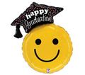 26" Graduation Smiley Balloon #499