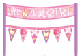 Pink Clothesline Cake Banner