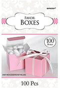 New Pink Favor Boxes 100ct Mega Pack