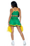 Bring It Baddie Cheerleader Women's Costume Extra-Small (0-2)