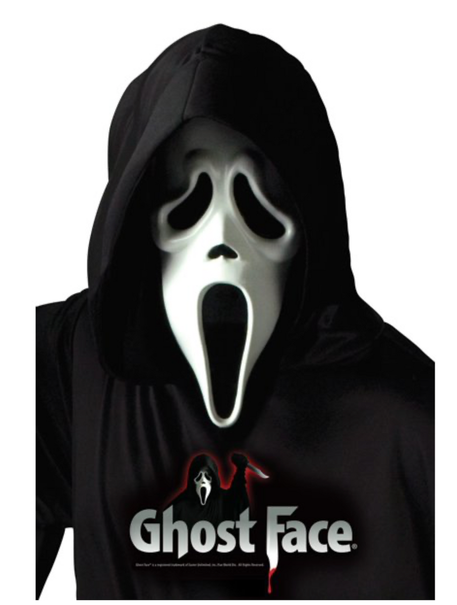 Ghost Face Mask w/Shroud Scream 5– PARTY PLANET BRANDON