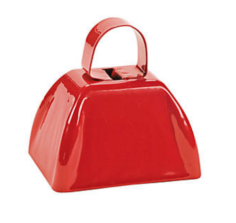 Red School Cowbell