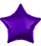 18" Purple Star Balloon #409
