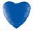 18" Royal Blue Heart Shape Balloon #69