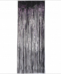 Black Foil Door Curtain 36" X 96"