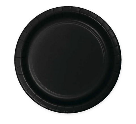 Black Velvet 10.25" Paper Plates 24ct.