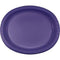 Purple Paper Oval Platter 8ct