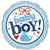 18" Baby Boy Gingham Balloon #153