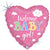 18" Welcome Baby Girl Holographic Balloon #389