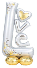 58" L-O-V-E Wedding AirLoonz BALLOON Air Filled only