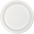 White 9" Paper Plates 24ct