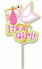 It's A Girl Yard Sign