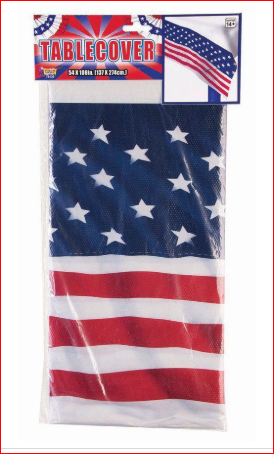 PATRIOTIC TABLE COVER