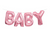 Pink Baby Shower Letter Balloon Banner