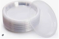 10" CLEAR PLASTIC PLATE - 15CT