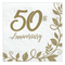 Happy 50th Anniversary Luncheon Napkins