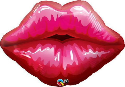 30" Big Red Kissey Lips Balloon #265