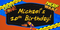 Nerf Wars Birthday Custom Banner