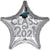 18" Class of 2021 Silver Balloon