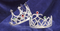 TIARA - SILVER W/COLORED STONES 1CT.