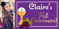 Purple and Gold Communion Custom Banner