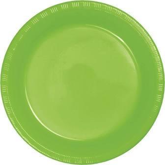Fresh Lime 10.25" Plastic Plates 20ct.