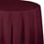 Burgundy Plastic Octy-Round Tablecover 82"