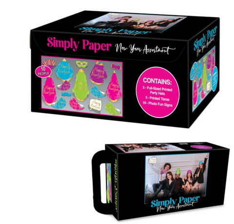 Simply Paper New Year Asst for 10 people