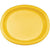School Bus Yellow Paper Oval Platter 8ct