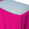 Hot Magenta Plastic Table Skirt 29in x 14ft