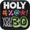 Holy Bleep 30th 7in Plates 8ct