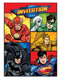 Justice League Invitations 8ct