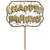 Foil Happy Birthday Yard Sign