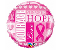 18" Breast Cancer Inspiration Balloon pkg.
