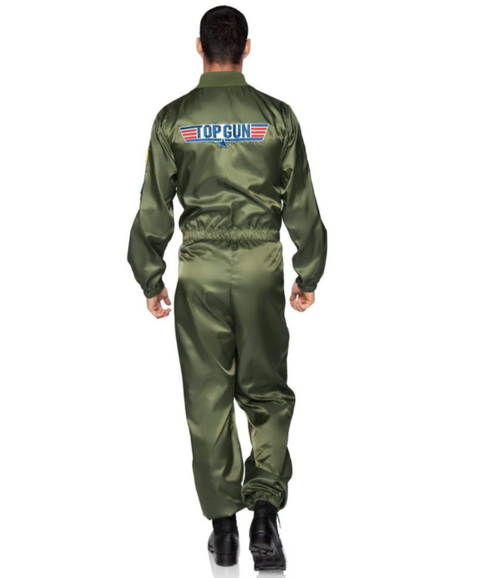 Top Gun Parachute Flight Suit Men's Costume (X-Large)