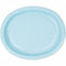 Pastel Blue Paper Oval Platter 8ct