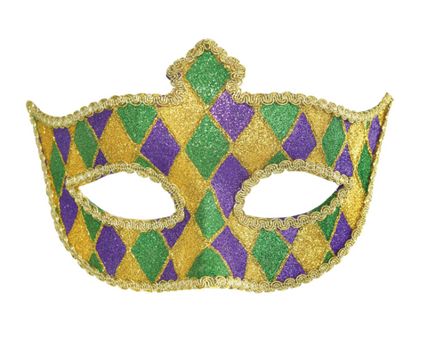 Mardi Gras Harlequin Mask