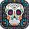 Sugar Skulls Day of the Dead 9" Plates 8ct.