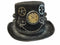 Steampunk Hat Black, Gold & Silver