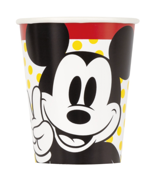 Disney Mickey Mouse 1st Birthday 9oz Paper Cups (8) - ThePartyWorks