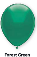 12" FOREST GREEN LATEX BALLOONS 72CT
