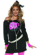 1980's Awesome 80's Costume Tunic Women's (Extra-Large)