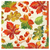 Berries & Leaves Fall Luncheon Napkins 16ct