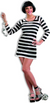 JAIL BIRD COSTUME STANDARD ADULT (14-16)