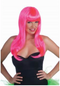 WIG-NEON LONG-PINK